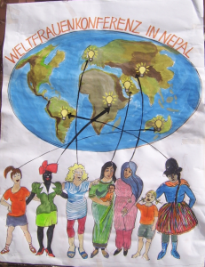 Weltfrauenkonferenz der Basisfrauen in Kathmandu/Nepal 