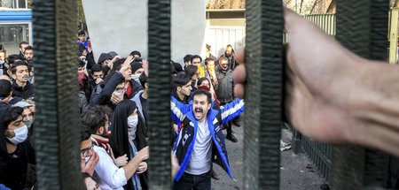 Studentenproteste in Teheran gegen die Regierung (30.12.2017)